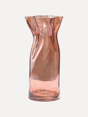 Vaas Maruis. Deze prachtige glazen vaas met zijn unieke design voegt een vleugje stijl en originaliteit toe aan elke ruim...