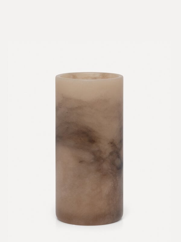 Les Soeurs Porte-bougies cylindrique en albâtre (medium) 2. Créez une ambiance chaleureuse avec ce porte-bougie cylindriq...