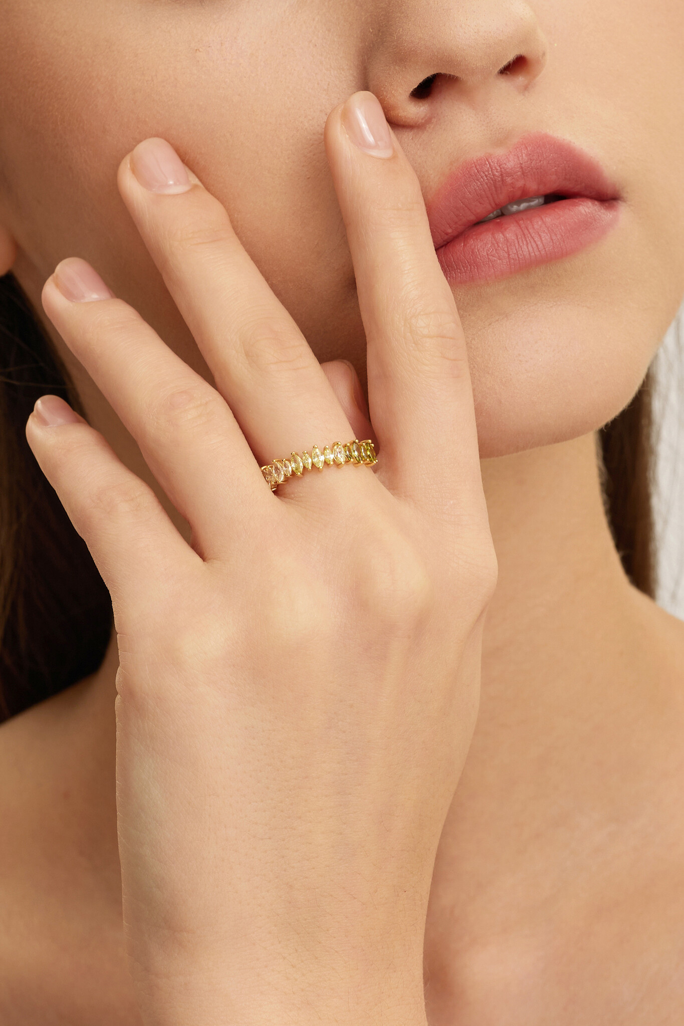 Les Soeurs Ring Chloe Marquise 3. Meet our new ring with marquise cut zirconia stones: born to be stacked or worn alone. ...