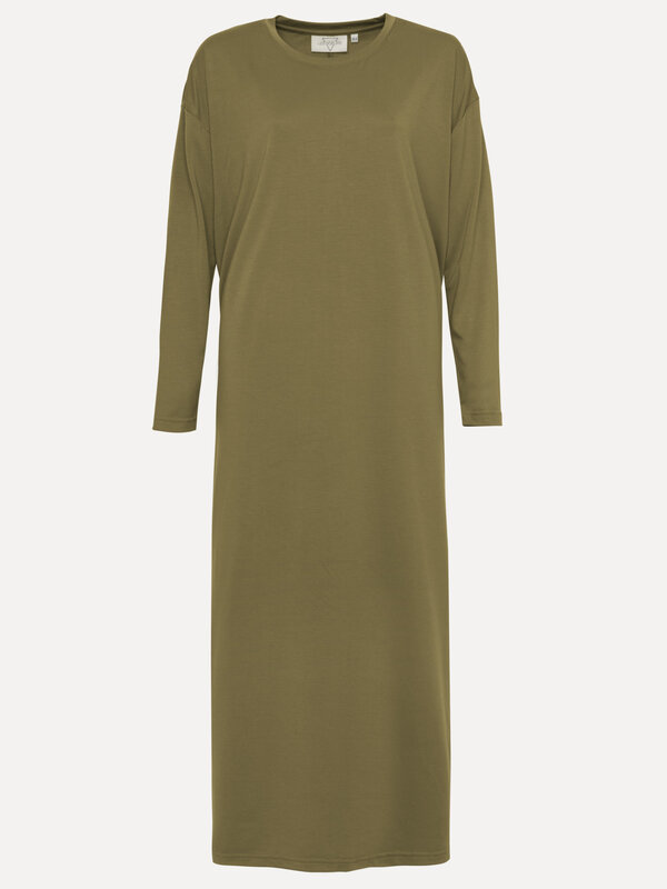 Les Soeurs Jersey dress Anne 6. Experience ultimate comfort with this long jersey dress. The soft fabric and simple cut c...
