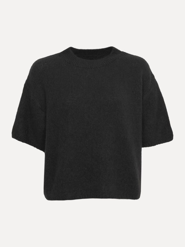 Le Marais Pull en maille Dora 4. Ce pull en tricot décontracté à manches courtes est un incontournable pour vos tenues qu...