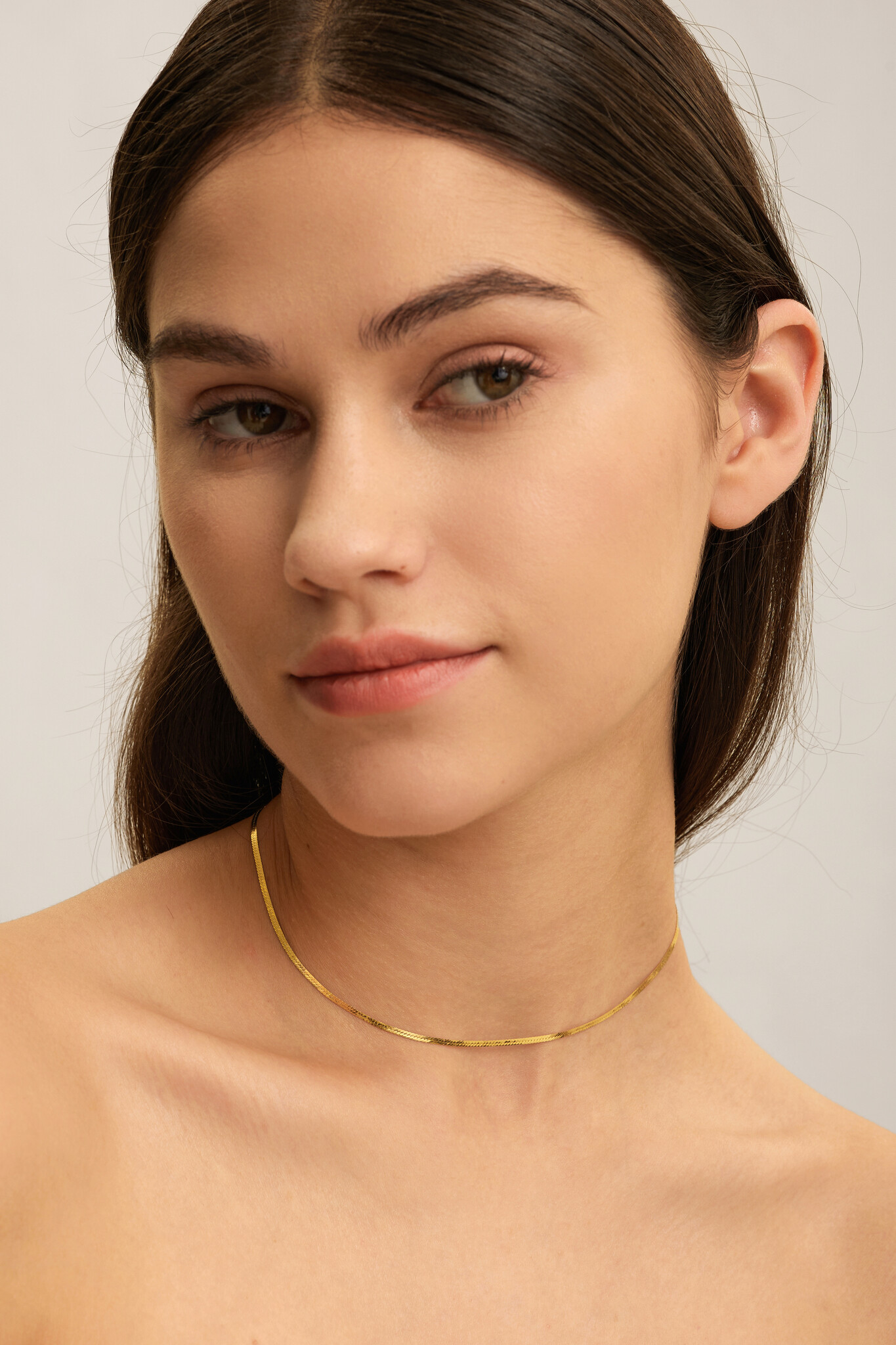 Les Soeurs Necklace Roma Snake 2. This Snake Chain is a real must-have in your jewelry box. Wear it alone or combine it w...