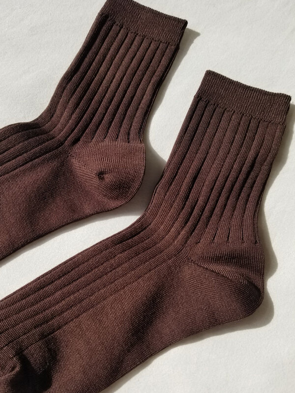 Le Bon Shoppe Chaussettes Her 3. Ces chaussettes côtelées sont un choix intemporel, elles ont la hauteur parfaite et sont...