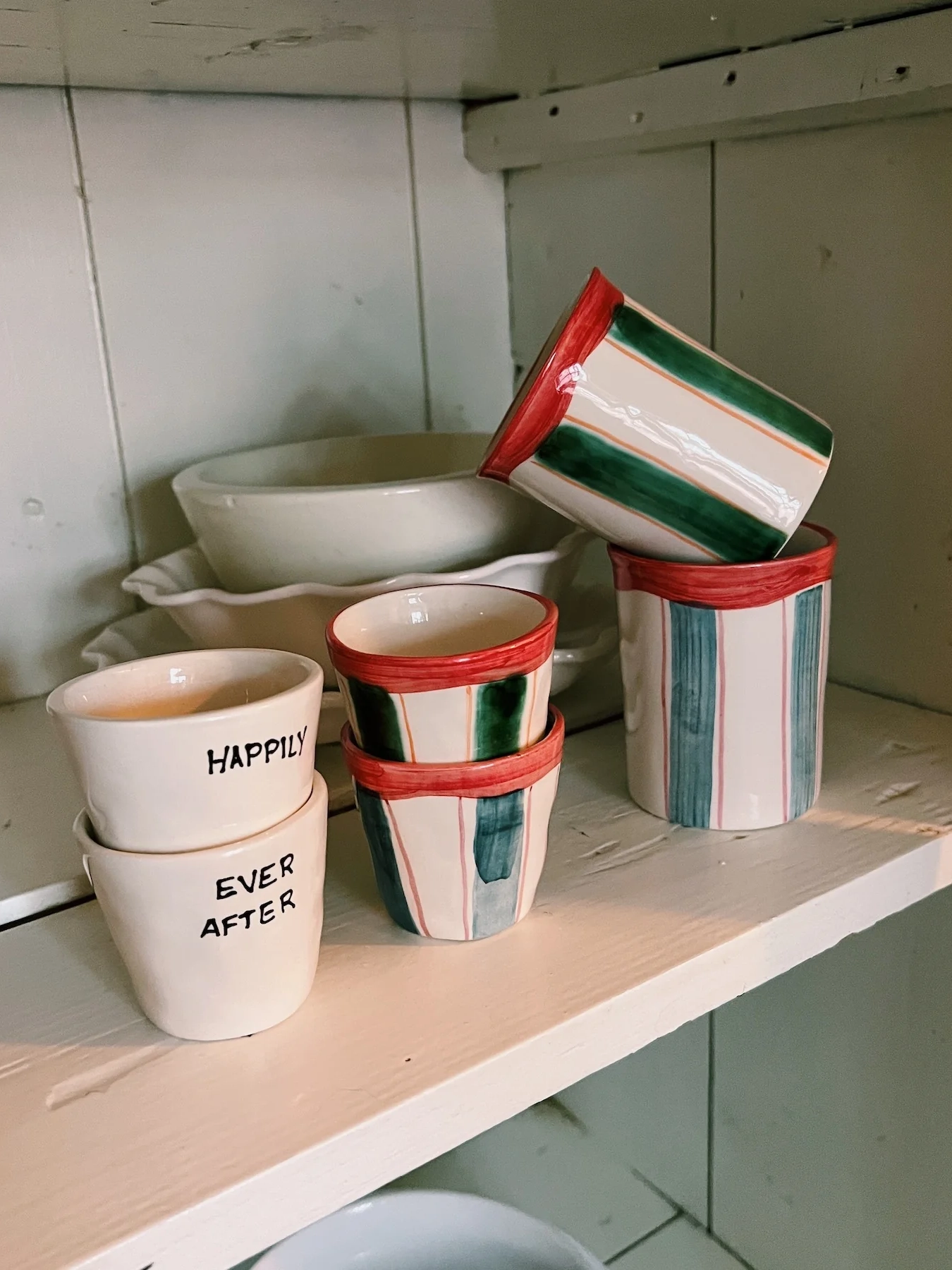 Anna + Nina Espresso Cup 3. Une dose de bonheur dans chaque gorgée ! Cette tasse artisanale est parfaite pour servir votr...