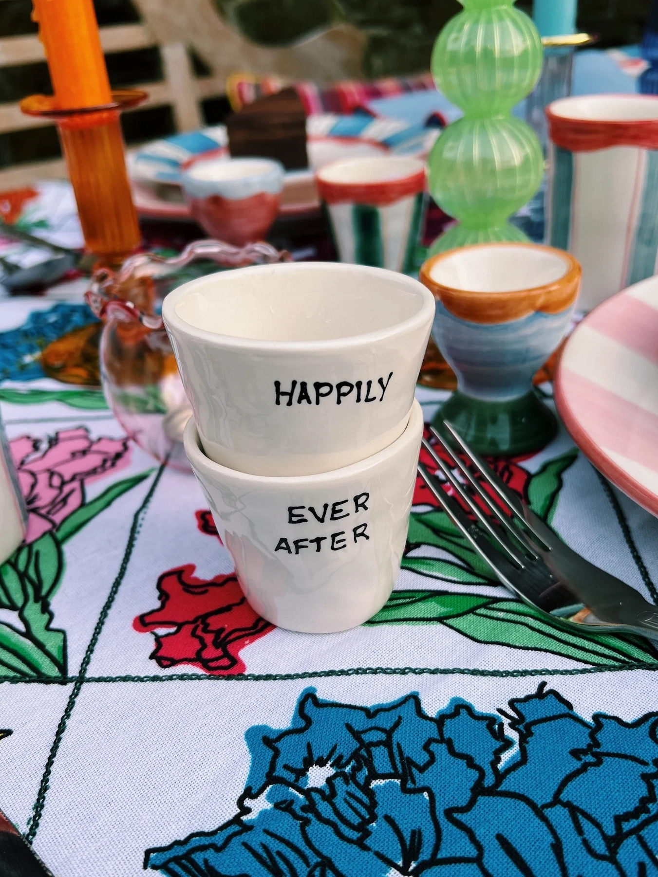 Anna + Nina Espresso Cup 2. Une dose de bonheur dans chaque gorgée ! Cette tasse artisanale est parfaite pour servir votr...