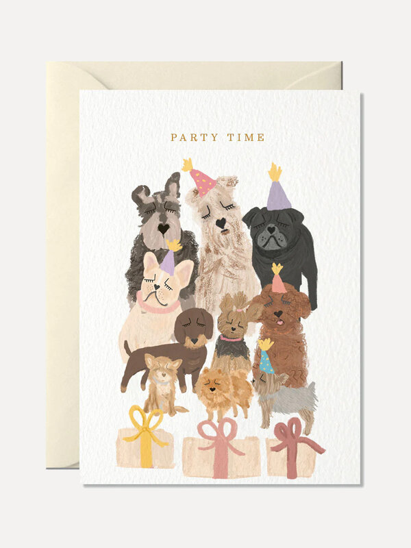 Nelly Castro Carte de voeux Party time 1. Vous recherchez une carte de vœux originale pour un anniversaire ? Cette carte ...