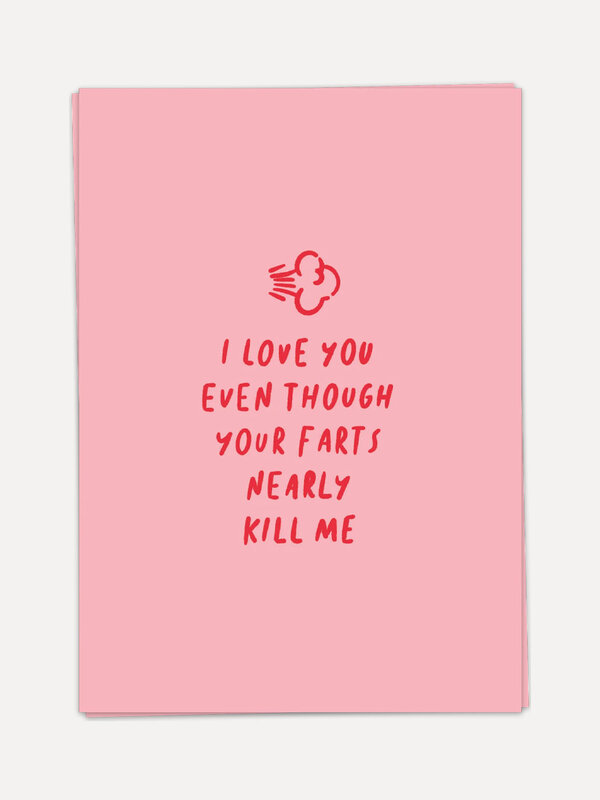 Kaart Blanche Greeting card Killing farts 1. Bring a smile to your loved one's face with this humorous greeting card. Let...