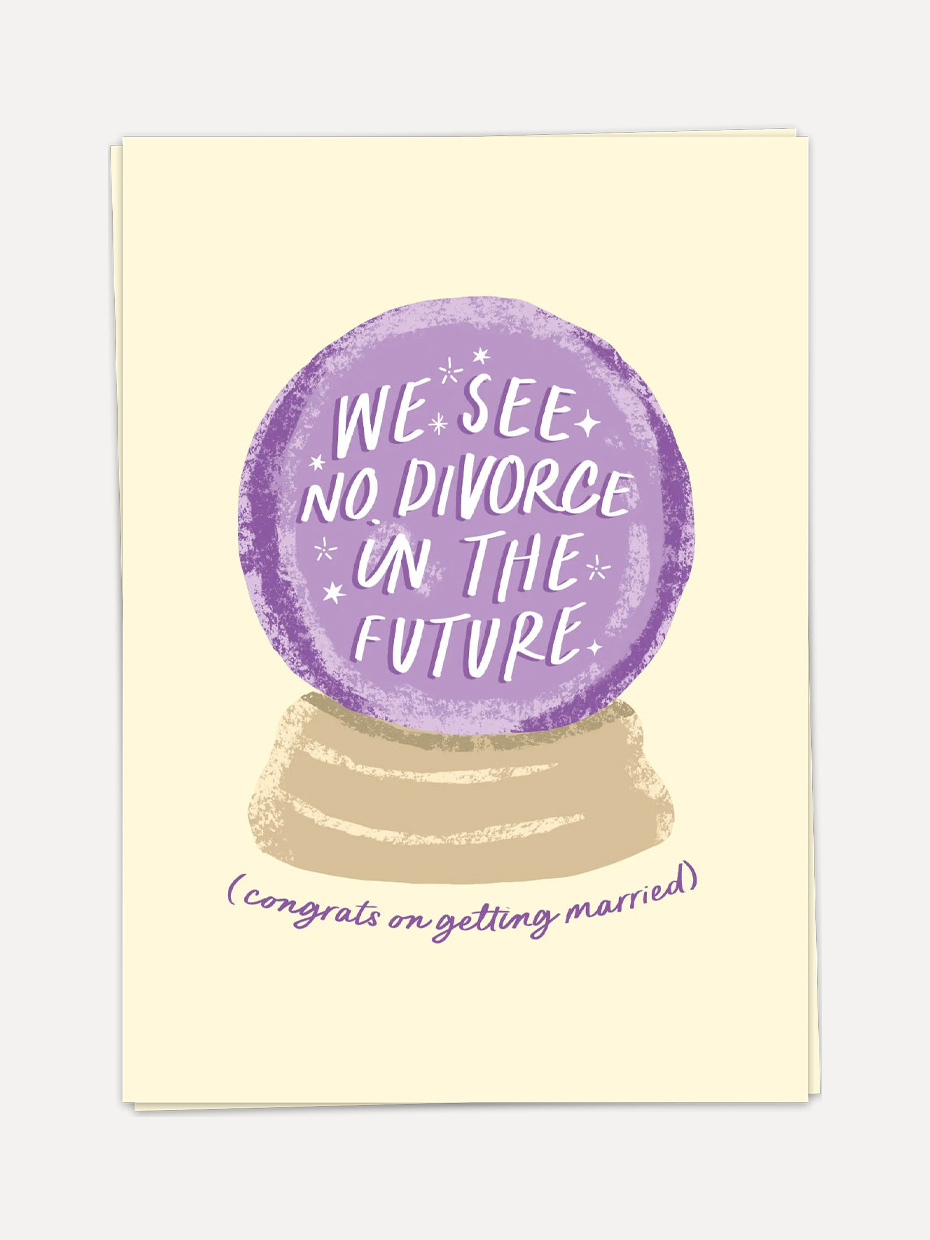 Kaart Blanche carte de vœux Congrats on getting married 1. Faites rire vos amis le jour de leur mariage avec cette carte ...