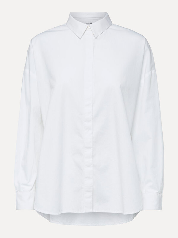Selected Oversized shirt Hema 1. Switch up your shirt for one with some extra detail. This piece comes in an oversized fi...