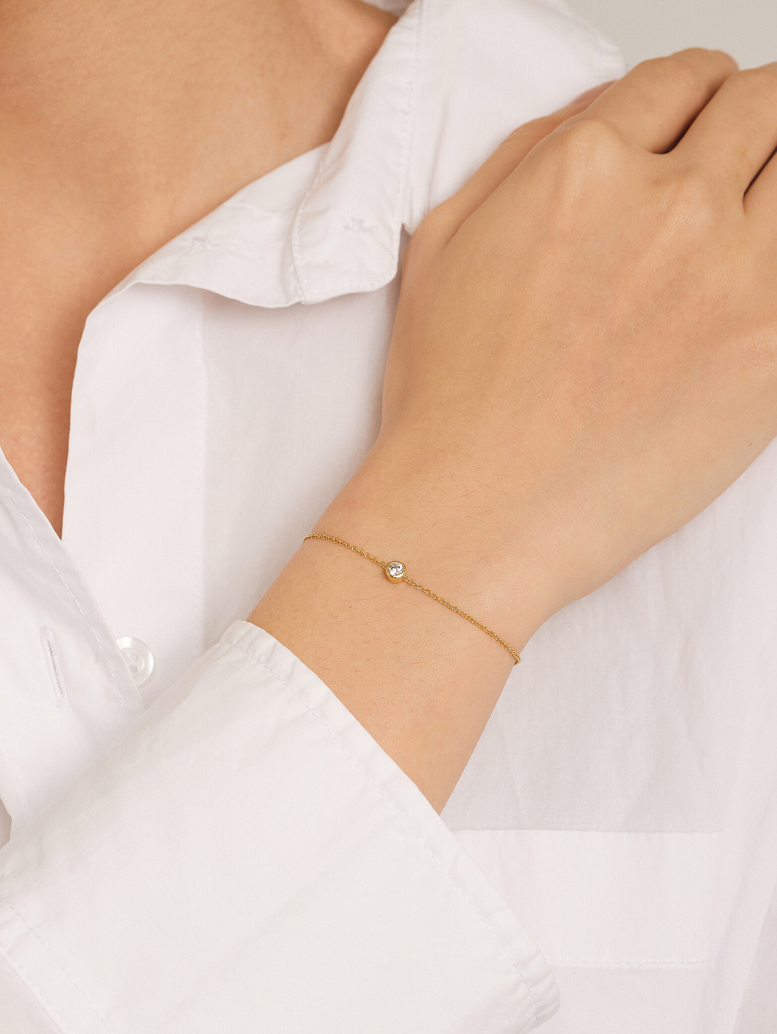 Les Soeurs Bracelet Hugo Strass 3. Create a timeless look with this beautiful bracelet, an ultimate classic accessory tha...