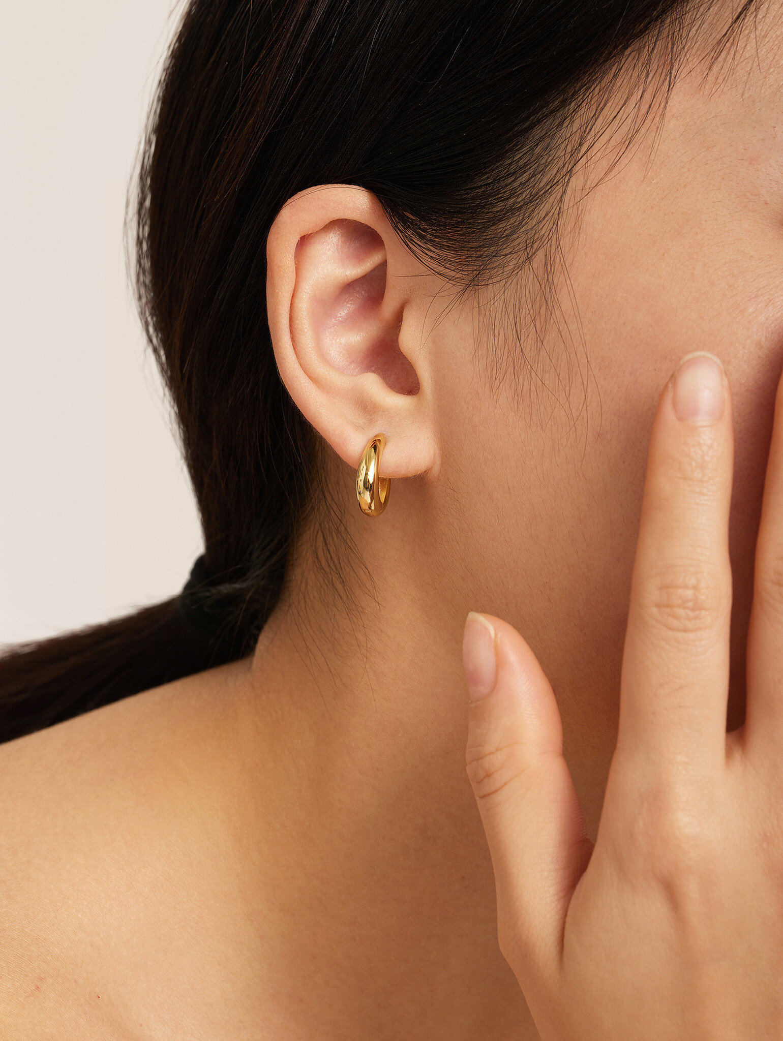 Les Soeurs Boucle d'oreille Joanne Oval 2. 