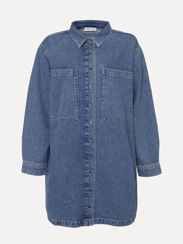 Les Soeurs Denim dress Abby 2. Add a timeless classic to your collection with this denim dress. Suitable for any occasion...