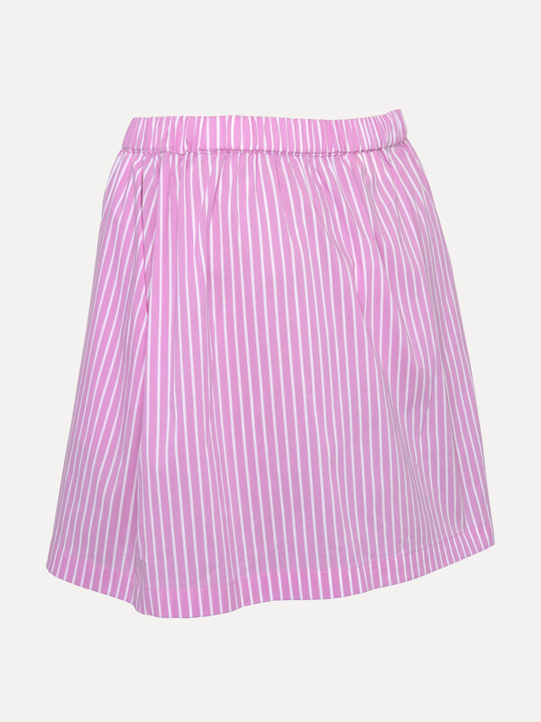 Les Soeurs Korte rok Izarra 4. Deze gestreepte rok in roze en wit biedt ultiem comfort voor de zomer. Met zijn luchtige e...