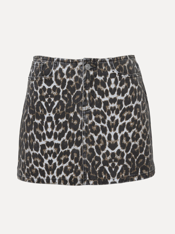 Les Soeurs Mini leopard rok Varun 2. Transformeer je look met twist door deze mini rok met leopard print toe te voegen aa...