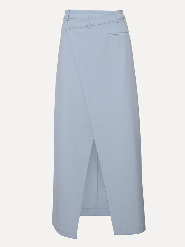 Les Soeurs Jupe portefeuille Cole 2. Optez pour le style avec cette jupe midi portefeuille. Sa taille haute flatteuse et ...