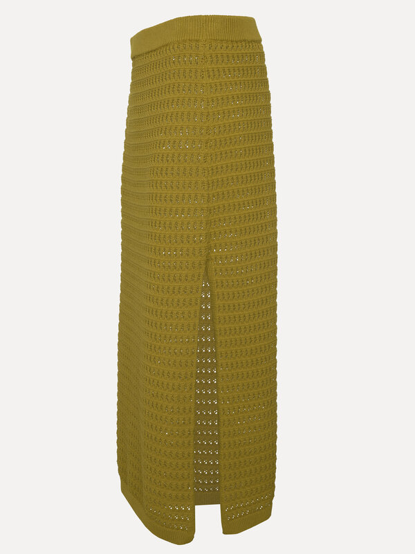 Les Soeurs Jupe en crochet Mint 6. Laissez-vous briller dans cette magnifique jupe crochetée dans une nuance d'olive vert...