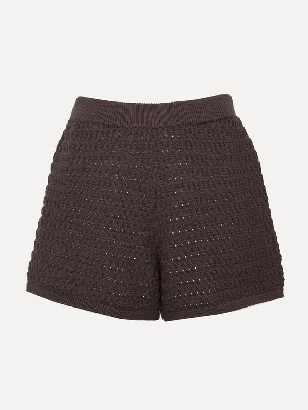 Les Soeurs Crochet short Yuki 2. Every summer wardrobe has a favorite pair of shorts! This crocheted short in a warm brow...