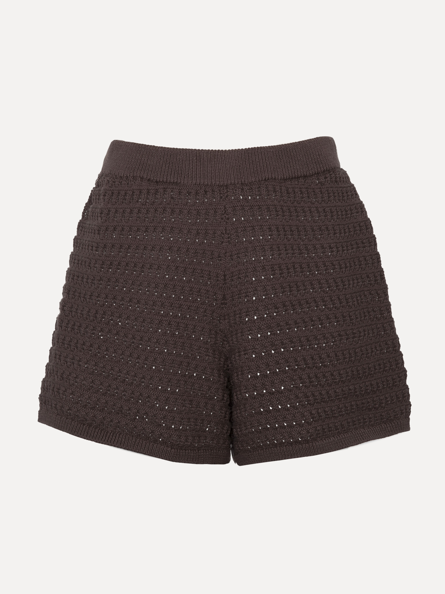 Les Soeurs Gehaakte short Yuki 2. Elke zomergarderobe heeft een favoriete short! Deze gehaakte short in een warme bruine ...
