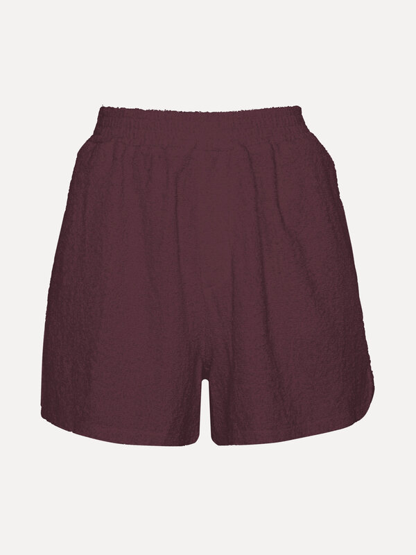 Les Soeurs Towel shorts Attina 2. Step into style with this Towel short in a rich bordeaux color. Made from a soft, comfo...