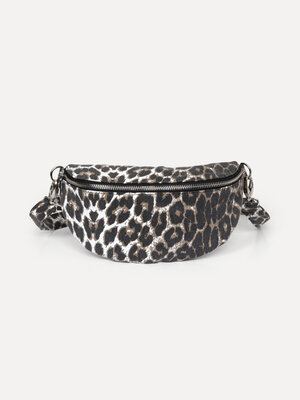 Fanny bag Julian. Deze fannybag in luipaardprint is niet alleen trendy, maar ook super praktisch - ideaal voor het veilig...