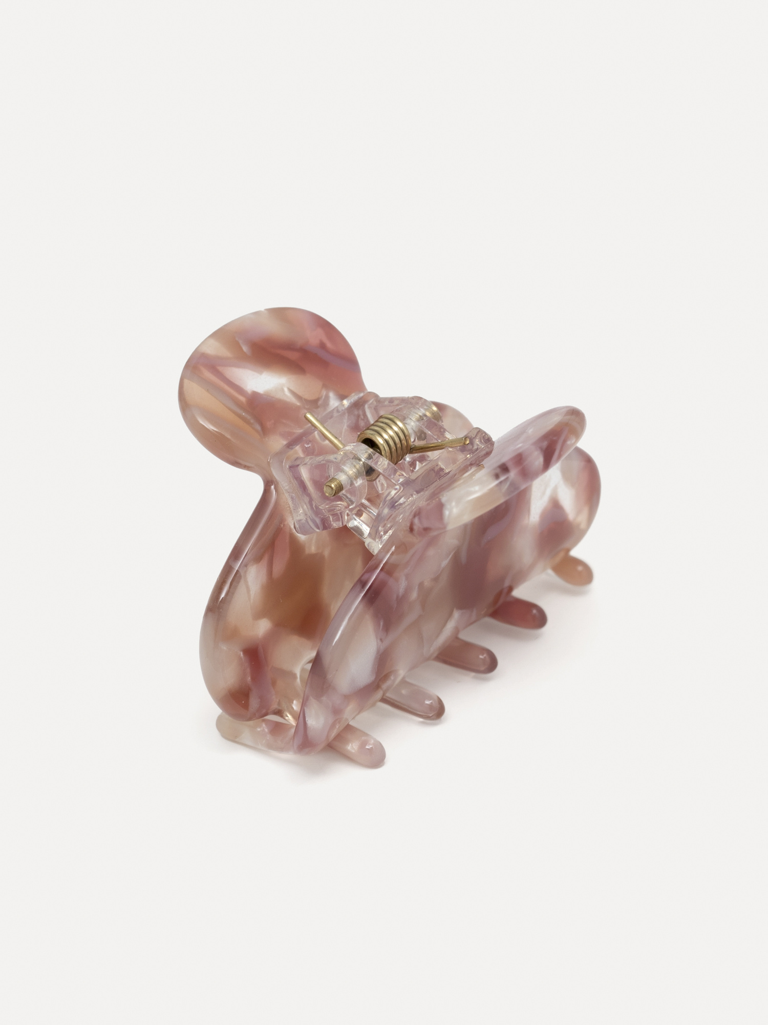 Les Soeurs Epingle à cheveux en résine 2. Un élégant motif en marbre rose prend vie dans cette petite barrette, qui n'est...