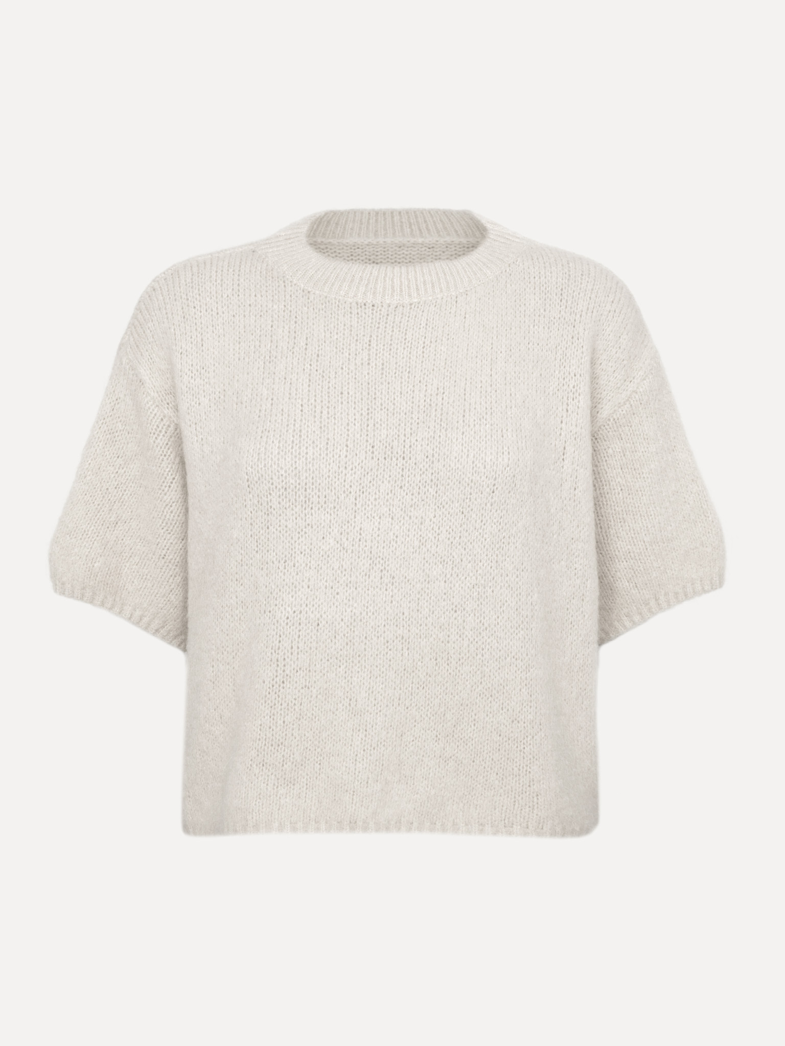 Le Marais Gebreide trui Dora 2. Deze casual gebreide trui met korte mouwen is een must-have voor je dagelijkse outfits. H...