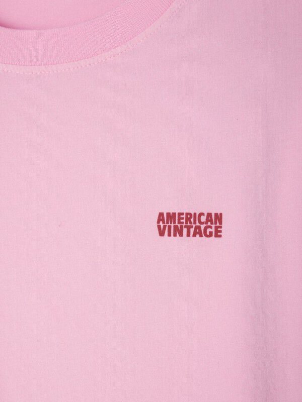 American Vintage Longsleeve T-Shirt Pymaz 5. Effortlessly embrace a casual style with this comfortable pink long-sleeved ...