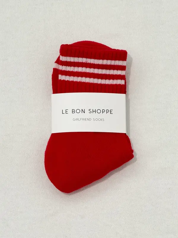Le Bon Shoppe Socks Girlfriend 4. The Girlfriend Socks are the trendy version of the classic Boyfriend Socks. These socks...
