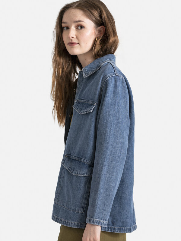 Selected Denim jacket Marley 3. A timeless transitional piece is a must-have in your wardrobe. With its classic design, t...