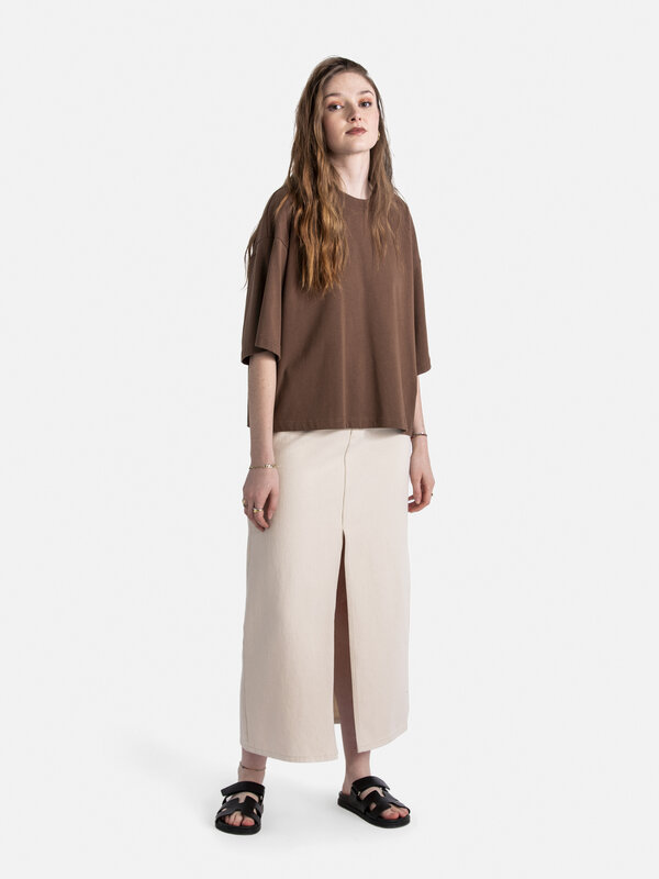 Les Soeurs Midi rok Jaja 4. Een midirok is het perfecte kledingstuk voor het tussenseizoen om in je garderobe te hebben. ...