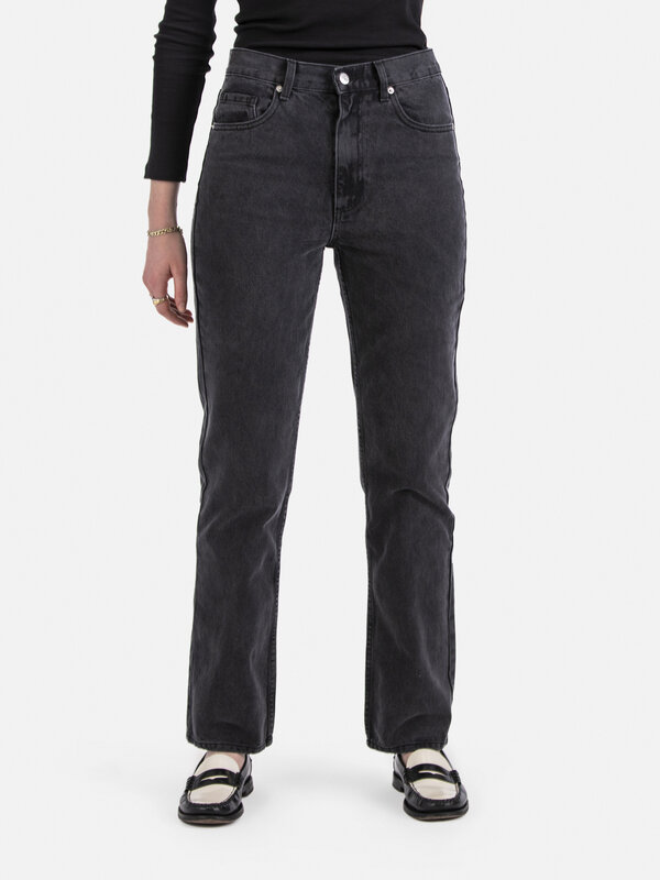 Edited Denim Caro 1. A flared pants is one of the most elegant garments. With its wide-flaring legs, it creates a streaml...