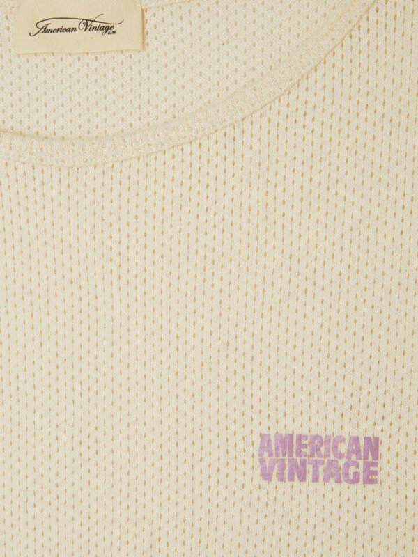 American Vintage T-Shirt à manches longues Vifabeach 5. Découvrez la polyvalence de ce T-shirt en mesh à manches longues,...