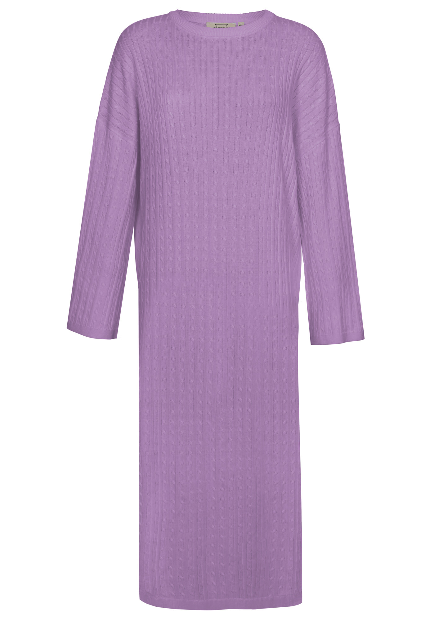 Les Soeurs Robe en maille torsadée Ciara 9. Le confort de votre pull préféré sous forme de robe. Cette robe en maille tor...