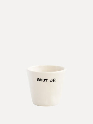 Espresso Cup. Deze beker is voor iedereen die geen ochtendmens is en altijd behoefte heeft aan koffie. Met deze verklarin...