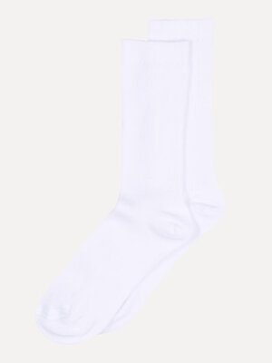 Sokken Fine Rib. Voeg een subtiele textuur toe aan je dagelijkse look met deze sokken in een fijne ribstructuur. Ze biede...