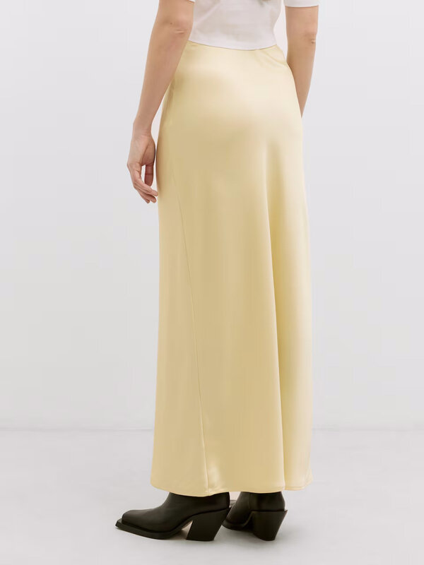 Edited Satin skirt Silva 5. Every wardrobe needs a versatile, flattering midi skirt like this one, made of soft satin. Wh...