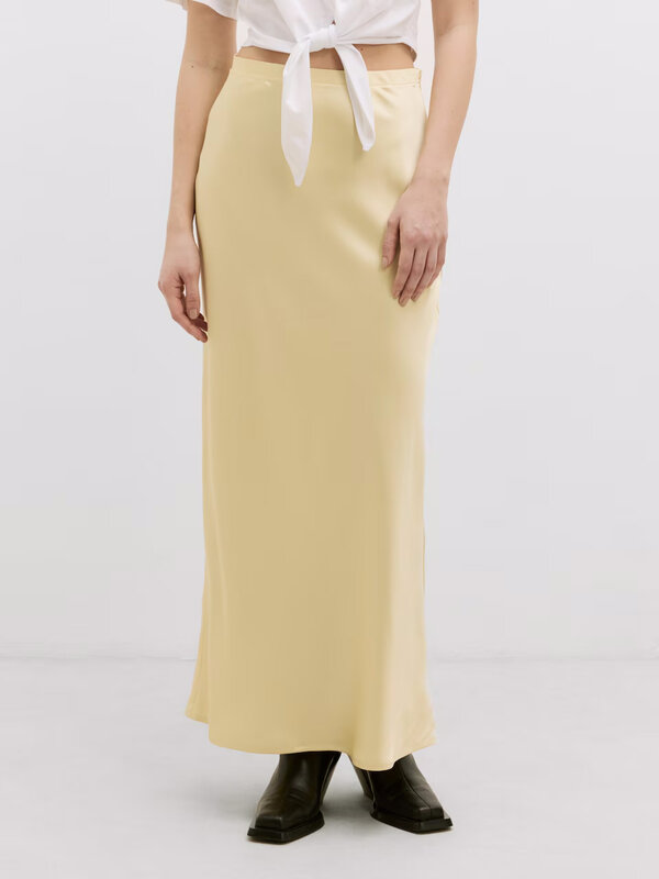 Edited Satin skirt Silva 4. Every wardrobe needs a versatile, flattering midi skirt like this one, made of soft satin. Wh...