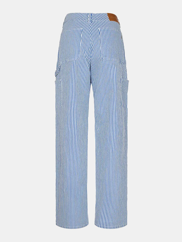 Sofie Schnoor Striped trousers 8. Make a statement with these striped pants in light blue and white, complete with cargo ...