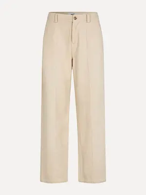 Broek Fauve Lalette. Creëer een gestroomlijnde look met deze straight fit broek, die een flatterend en comfortabel silhou...