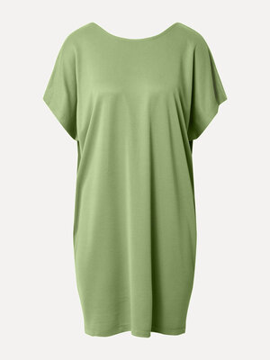 Dress Kattie Bosko. Embrace the classic elegance of this green dress, complete with a stylish V-neckline at the back. A t...