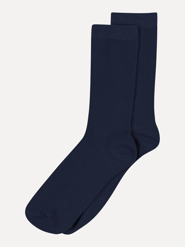 MP Denmark Socks Fine Rib 1. Upgrade your sock stash with these stylish navy blue socks featuring a fine rib texture, add...