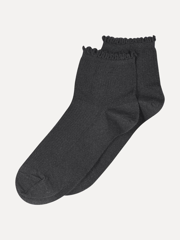 MP Denmark Socks Lis 1. These short ankle socks are a perfect blend of style and functionality, featuring a rib pattern, ...
