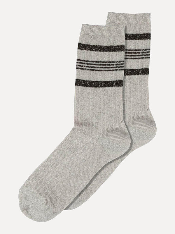 MP Denmark Socks Nohl 1. Add some sparkle to your day with these classic and super cool striped socks. The soft fabric ma...