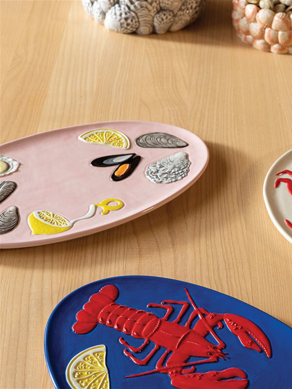 &klevering Plat De La Mer 2. Transformez chaque repas en fête avec le plateau d'huîtres De la Mer coloré. Avec son magnif...