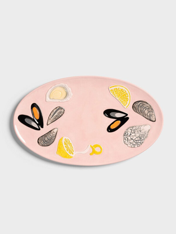 &klevering Platter De La Mer 1. Turn every meal into a celebration with the colorful De la Mer oyster platter. With its b...