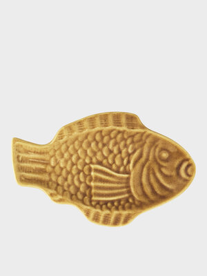 Platter Fish. Unleash your creativity with this beautiful fish-shaped bowl in a warm honey color. Perfect for serving sna...