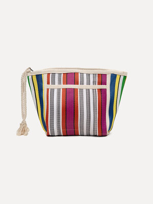 Pochette Cato. Gardez votre sac à main propre et organisé avec cette petite pochette rayée, la solution parfaite pour ran...