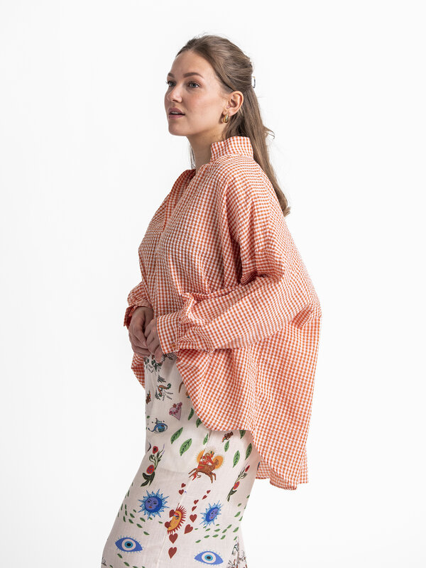 Le Marais Vichy blouse Alfred 4. 