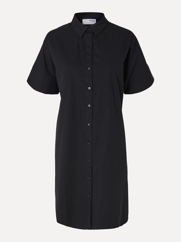 Selected Cotton shirt dress Blair 3. This shirt dress is a timeless and comfortable choice that can be worn no matter the...
