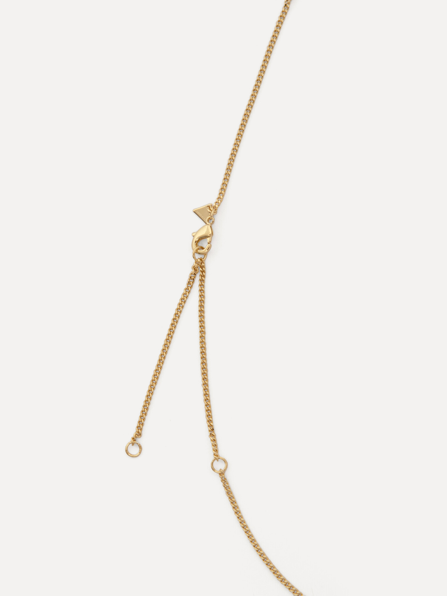 Les Soeurs Necklace Charm 3. Discover the versatility of this delicate brass necklace, coated in 14k solid gold. Timeless...